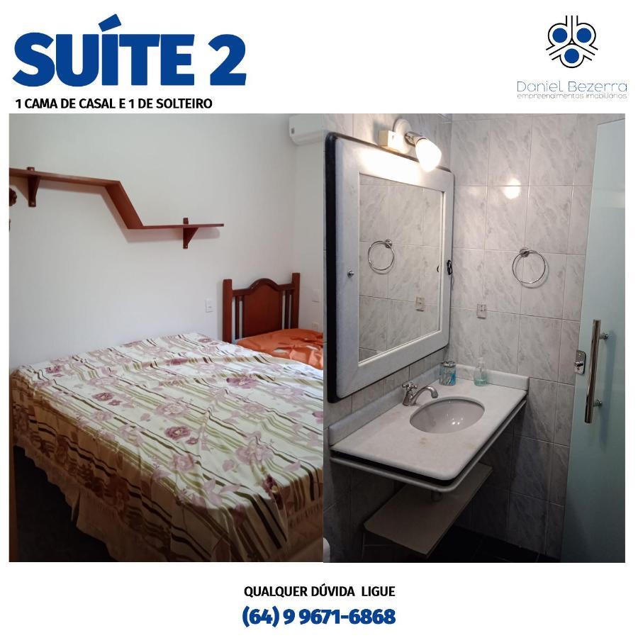 Casa Com Piscina, Churrasqueira, 3 Com Ar Condicionado Casa de férias Caldas Novas